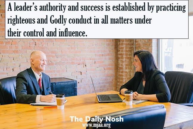 The Daily Nosh - Proverbs 16:12