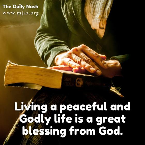 The Daily Nosh - I Timothy 2:1-2