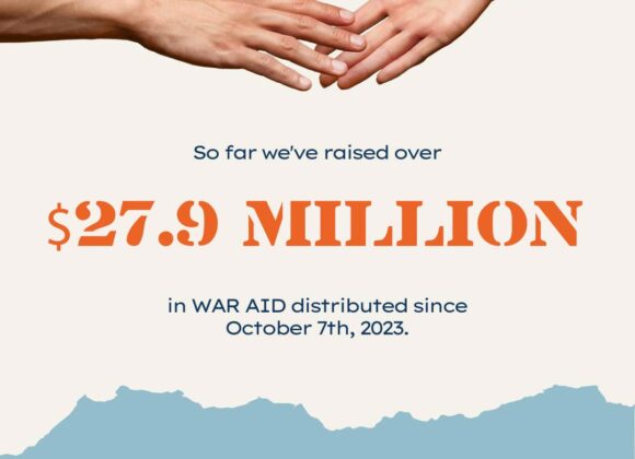 Impact in Motion: $27.9M in Humanitarian Aid Delivered Across Israel Impact in Motion: $27.9M in Humanitarian Aid Delivered Across Israel