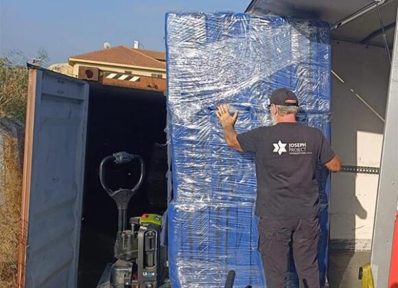 Joseph Project International’s logistics team is back on the road, restocking emergency containers across Israel. Joseph Project International’s logistics team is back on the road, restocking emergency containers across Israel.